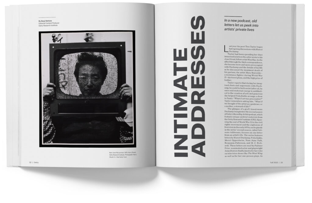 THE GETTY MAGAZINES 2022/23 J. Paul Getty Trust, Los Angeles - Vesna De3ign